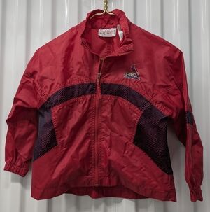 Genuine Merchandise Cardinals Red and Black Windbreaker
